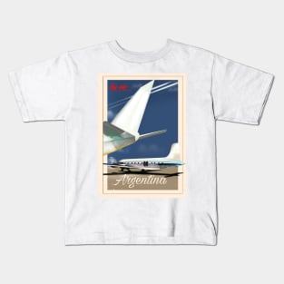 Argentina By Air Kids T-Shirt